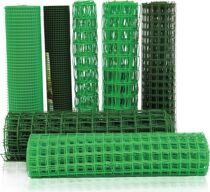 Сетка садовая зеленая пластиковая ромбическая ячейка 15 на 15 мм (1.5*10м )